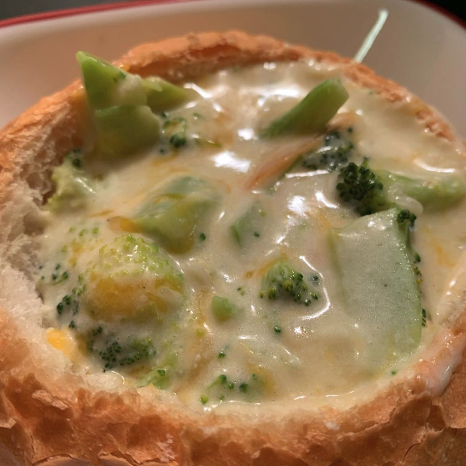make easy broccoli cheddar soup